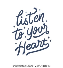 Inspirational lettering quotes with vector