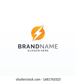 Inspirational lightning thunder logo design that suit to be placed everywhere