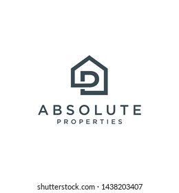 Inspirational  Logo Ap In The Form Of A Simple House