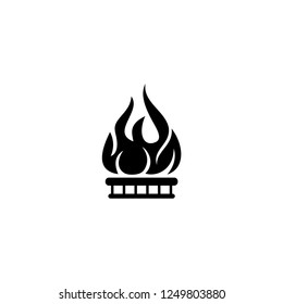 inspirational logo design / blazing fire