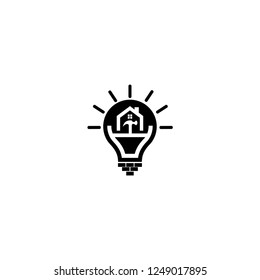 inspirational logo design / luminous lights and hammers
