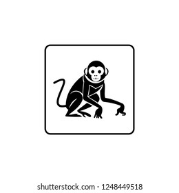 inspirational logo design / monkey in the box