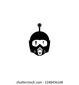 inspirational logo design / motorcycle helmet