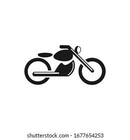 Inspirational logo: elegant motorcycle. The logo is suitable for business, technology, automotive companies etc.