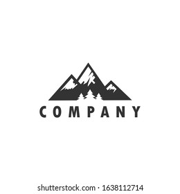 Inspirational logo: a mountain logo that is collaborated with three trees
This logo is suitable for business, technology, travel, etc.