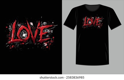 inspirational Love Design for Custom T-shirts