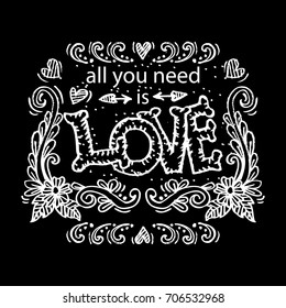 Inspirational message - All You Need Is Love