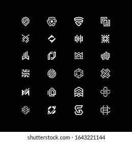 Inspirational modern logo design that contain 24 logo design that suit to be placed everywhere