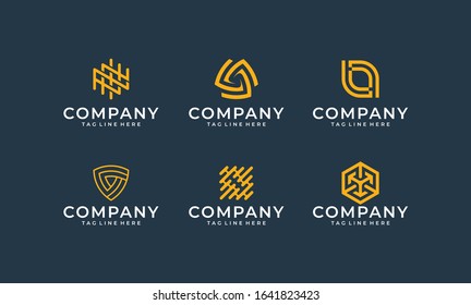 Inspirational modern logo that contain 9 modern design concept