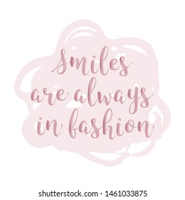 Inspirational motivation quote. For postcard poster graphic design