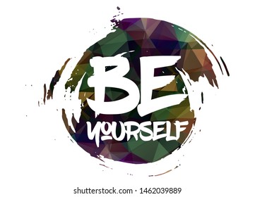 Inspirational motivation quote. For postcard poster graphic design