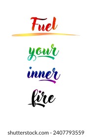 Inspirational and motivational quotes custom typography for your designs: for prints, posters, cards, Quote Be Kind To Yourself On White Background. Modern Calligraphy bookmarks and t shirt design.