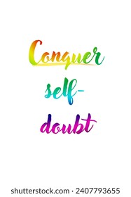 Inspirational and motivational quotes custom typography for your designs: for prints, posters, cards, Quote Be Kind To Yourself On White Background. Modern Calligraphy bookmarks and t shirt design.