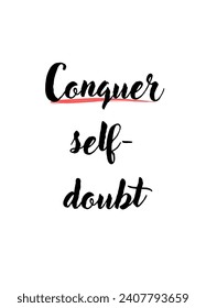 Inspirational and motivational quotes custom typography for your designs: for prints, posters, cards, Quote Be Kind To Yourself On White Background. Modern Calligraphy bookmarks and t shirt design.