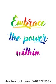 Inspirational and motivational quotes custom typography for your designs: for prints, posters, cards, Quote Be Kind To Yourself On White Background. Modern Calligraphy bookmarks and t shirt design.