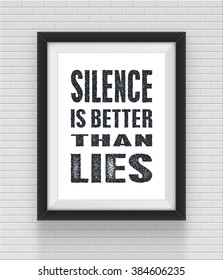 Inspirational and motivational quotes poster. Effects poster, frame, colors background and colors text are editable. Element  for print poster, card, shirt, mug design.