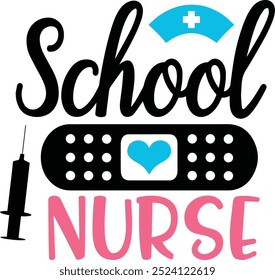 Inspirational nurse vector design with motivational quote, perfect for medical professionals, healthcare workers, and nursing appreciation materials. Ideal for t-shirt designs, posters, and social med