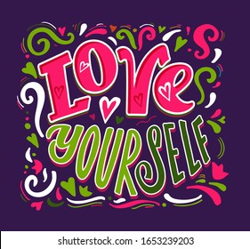 Inspirational quote about lifestyle. Hand drawn vintage illustration with lettering and decoration elements. Drawing for prints on t-shirts and bags, stationary or poster. Vector