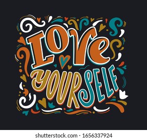 Inspirational quote about lifestyle. Hand drawn vintage illustration with lettering and decoration elements. Drawing for prints on t-shirts and bags, stationary or poster. Vector