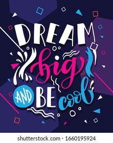 Inspirational quote about lifestyle. Hand drawn vintage illustration with lettering and decoration elements. Drawing for prints on t-shirts and bags, stationary or poster. Vector