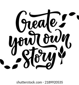 Inspirational quote about Love Yourself. Modern calligraphy. Brush painted letters, vector