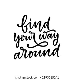 Inspirational quote about Love Yourself. Modern calligraphy. Brush painted letters, vector