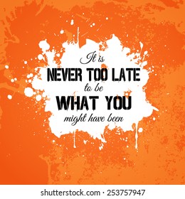 Inspirational quote background