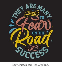 Inspirational quote background custom hand lettering
