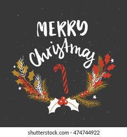 Inspirational quote, brush lettering quote, christmas, new year motivation, gift tags and labels, Wedding, Birthday, Party Invitation, Business, projects, scrapbooking, journaling, filler cards, gifts