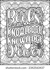 Inspirational quote coloring page for adults. Motivational quote coloring page. Affirmative quote coloring page. Positive quote coloring page for kids. Motivational Swear word. Motivational typography