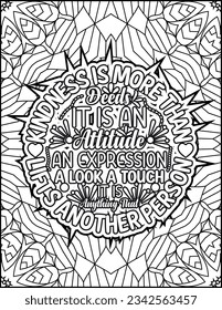 Inspirational quote coloring page for adults. Motivational quote coloring page. Affirmative quote coloring page. Positive quote coloring page for kids. Motivational Swear word. Motivational typography