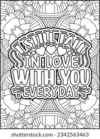 Inspirational quote coloring page for adults. Motivational quote coloring page. Affirmative quote coloring page. Positive quote coloring page for kids. Motivational Swear word. Motivational typography