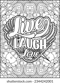 Inspirational quote coloring page for adults. Motivational quote coloring page. Affirmative quote coloring page. Positive quote coloring page for kids. Motivational Swear word. Motivational typography