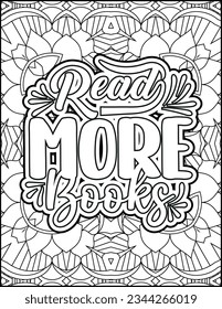 Inspirational quote coloring page for adults. Motivational quote coloring page. Affirmative quote coloring page. Positive quote coloring page for kids. Motivational Swear word. Motivational typography