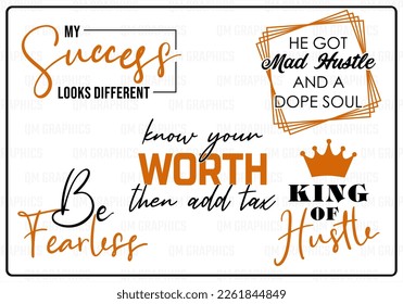 Inspirational Quote design bundle for motivation 