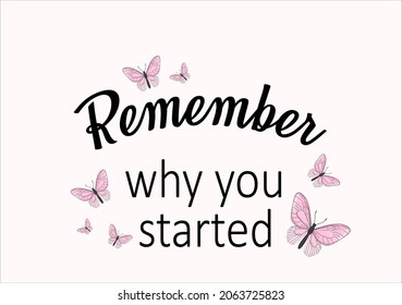 Inspirational quote hand drawn design 
