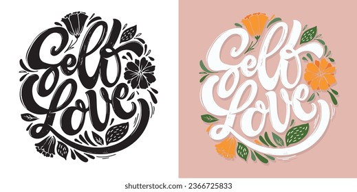 Inspirational quote hand drawn doodle lettering, Modern calligraphy. T-shirt design, tee print, mug print.