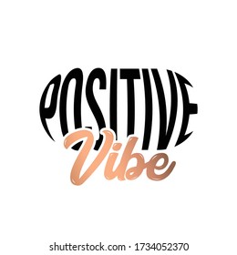 Inspirational quote handwritten with black and golden ink. custom lettering for posters, t-shirts and cards. Modern lettering quote poster. Positive vibe.