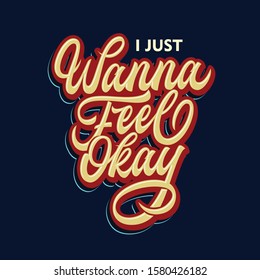 Inspirational quote lettering design vector