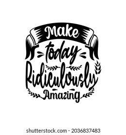 Inspirational quote lettering design vector