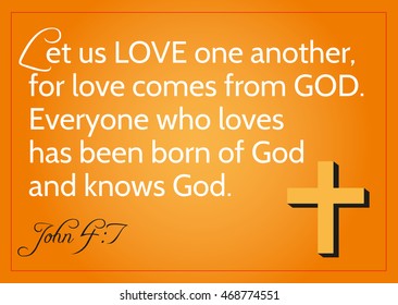 Inspirational quote proverb from the Bible about love and God 