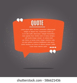 Inspirational quote template