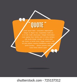 Inspirational quote template