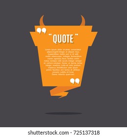 Inspirational quote template