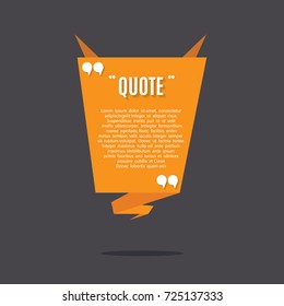 Inspirational quote template