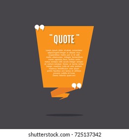 Inspirational quote template