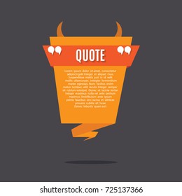 Inspirational quote template