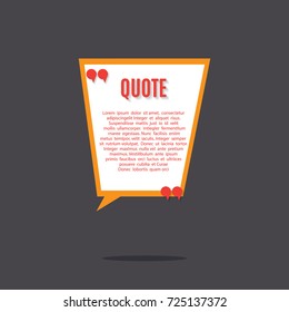 Inspirational quote template