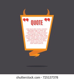 Inspirational quote template