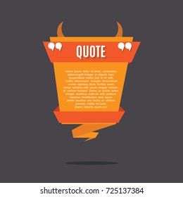 Inspirational quote template